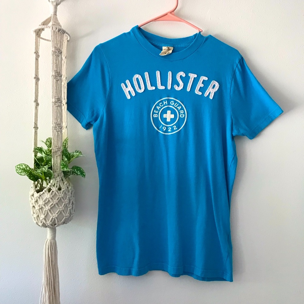 ✨3/$20✨ HP🥳 Hollister Men’s T-shirt Medium Blue Tee Shirt